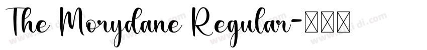The Morydane Regular字体转换